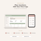 Ultimate Wedding Planner Spreadsheet | Budget, Guest List, Timeline & Seating Plan | Google Sheets + Excel